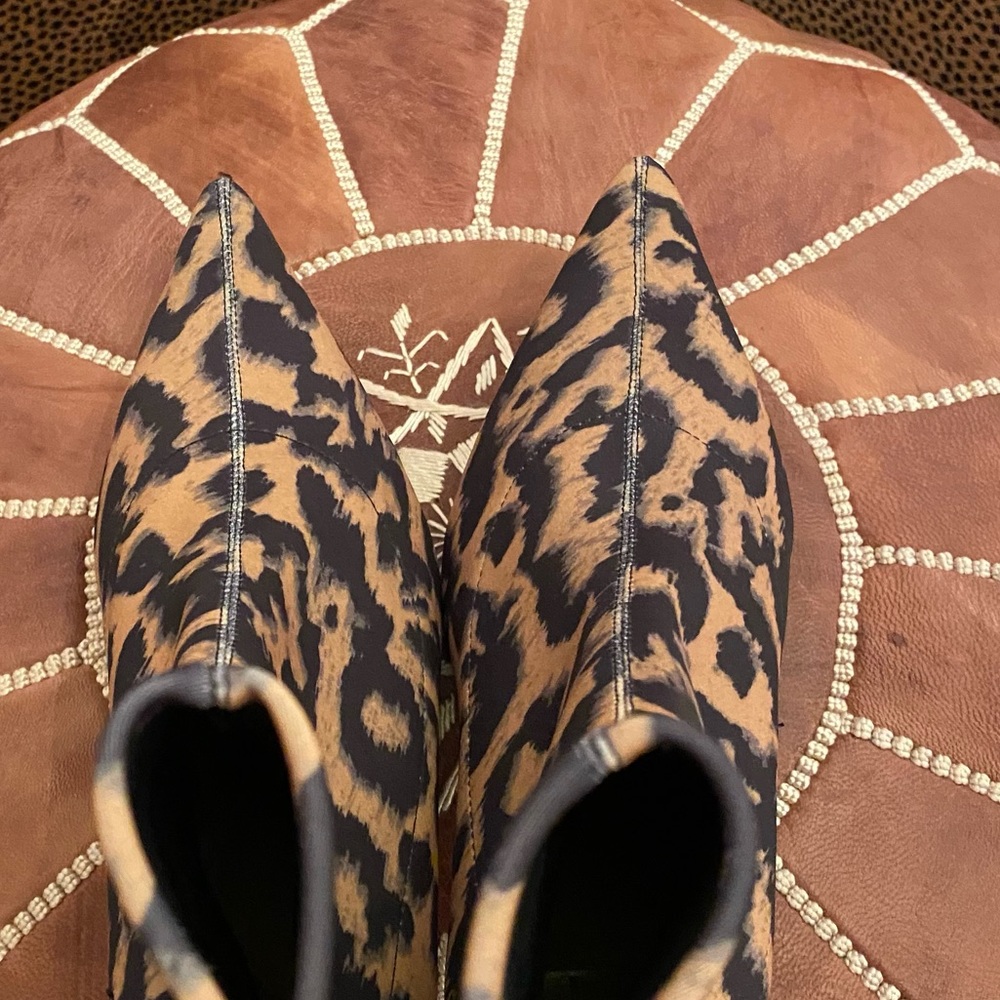🌟Schulz Leopard 🐆 Booties Mini heel 8 - Picture 3 of 16
